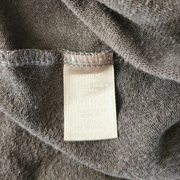 Kollontai Blue Gray Tunic with Large Cowl Neck and Side Pocket - Picture 6 of 6